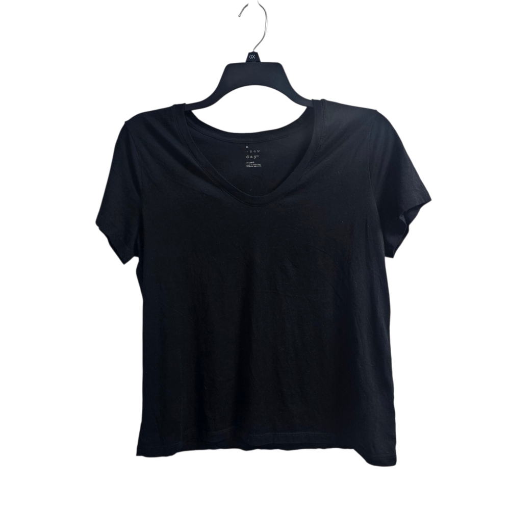 A New Day Black Modal Blend Top Women's XL